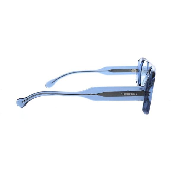 Burberry 0BE4322 388372 Transparent Blue Square Sunglasses - Picture 4 of 5